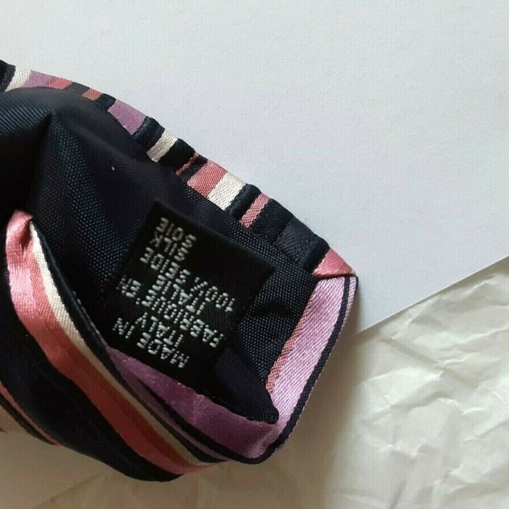 Paul Smith silk Men's tie made in Italy - Picture 6 of 6